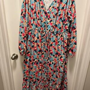 Floral Long Sleeve Dress